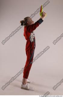 DENISA PILOT STANDING POSE WITH GUN 4